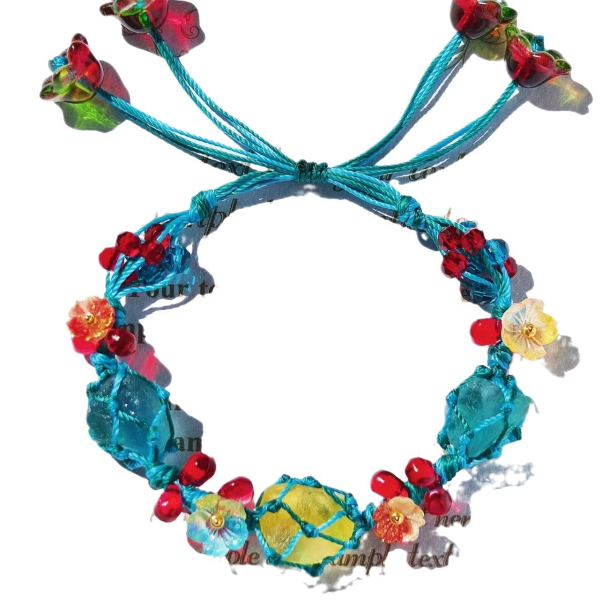 Original design dunhuang sound crystal bracelet