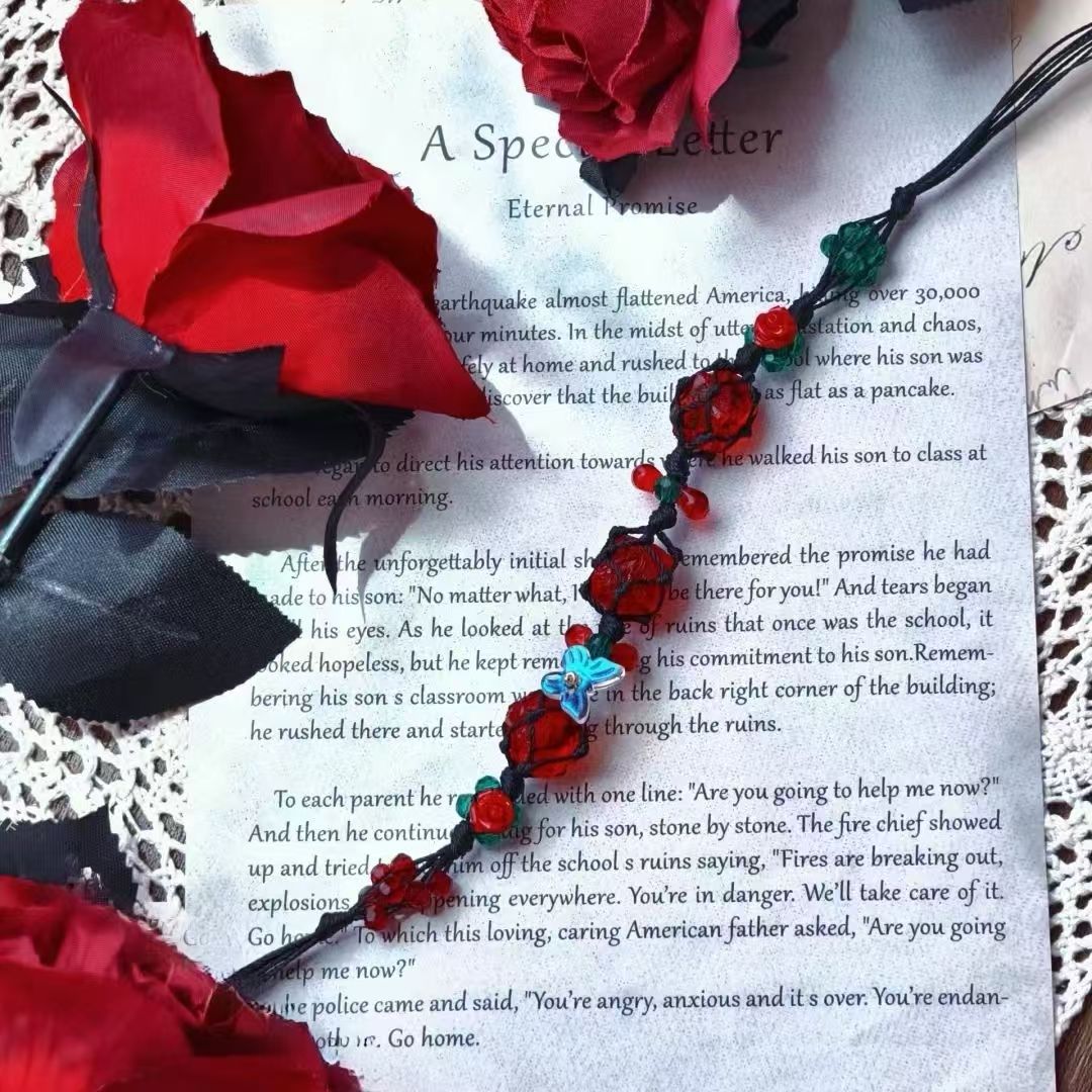 Handmade crystal bracelet with natural stones