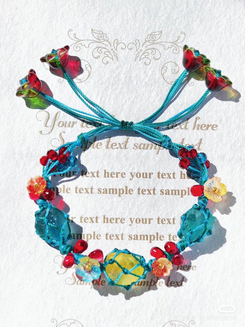 Original design dunhuang sound crystal bracelet