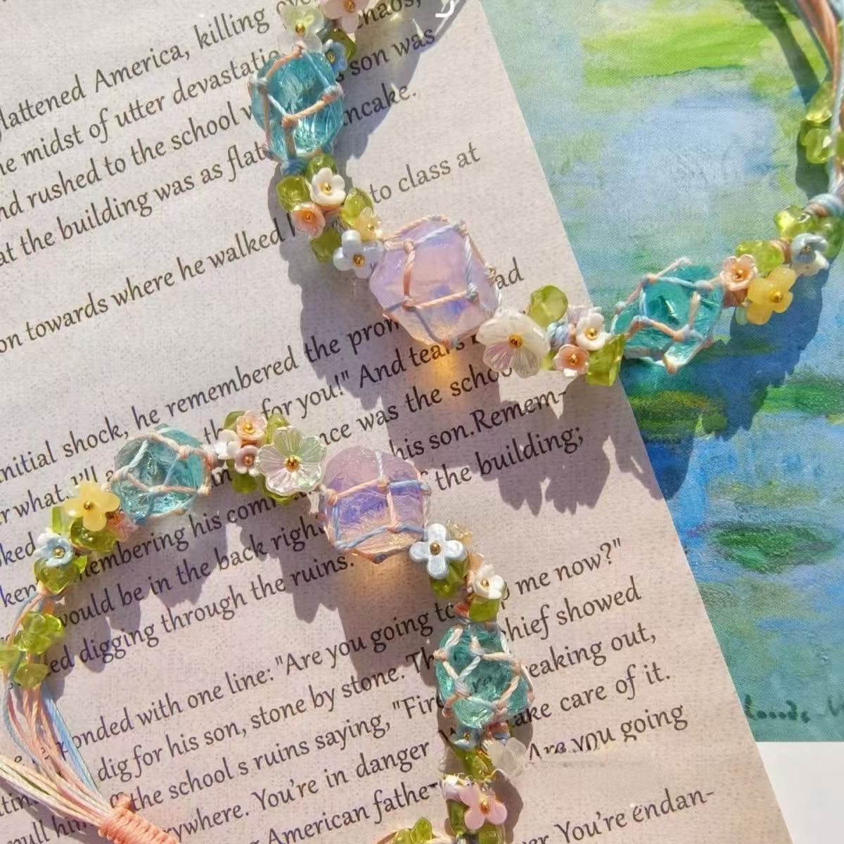 Handmade braided cord bracelet