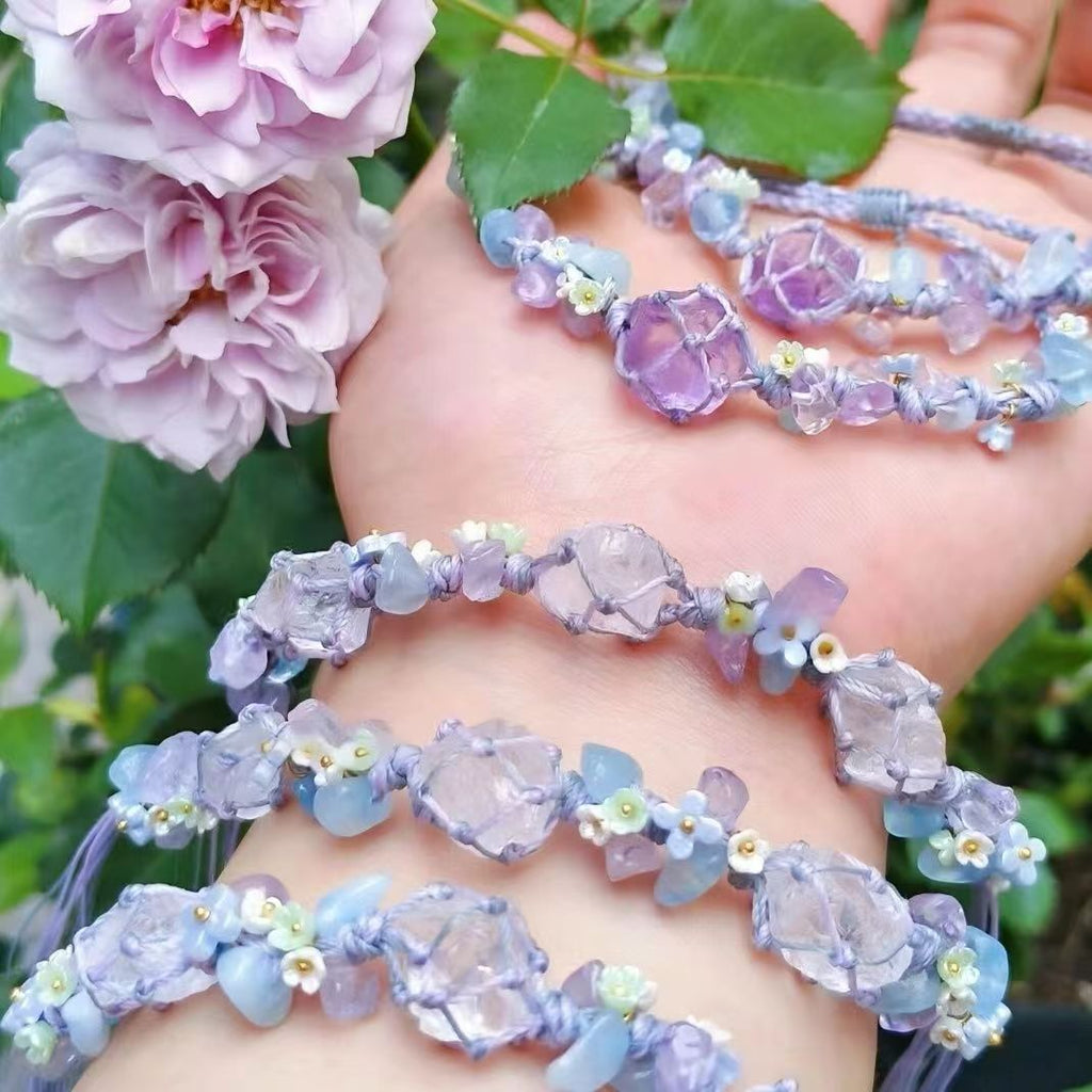 Original new handmade braided crystal bracelet