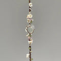 Original design handmade crystal raw stone bracelet