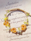 Yellow glazed handmade braided bracelet