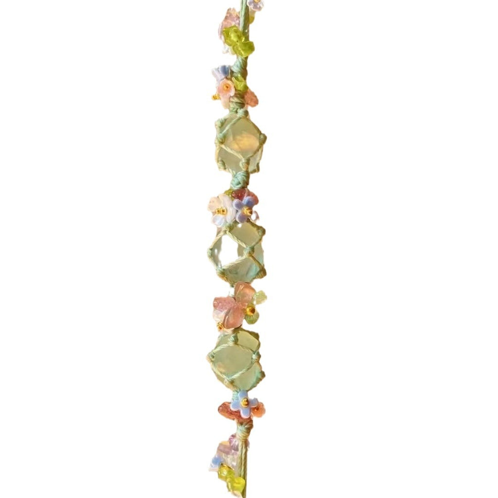 Forest style garland hand-woven bracelet