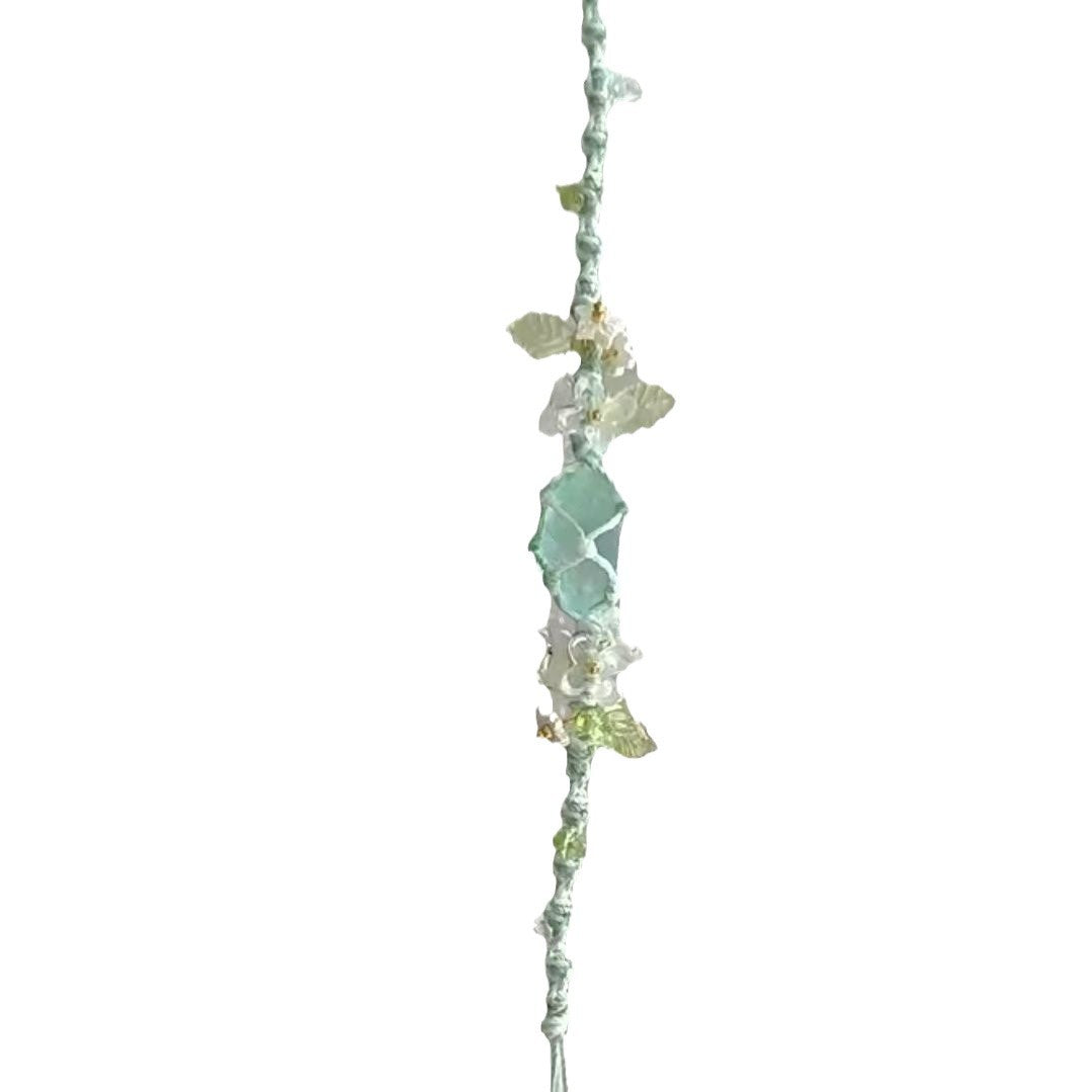 Raw stone woven fresh bracelet bracelet original crystal new arrivaldiy