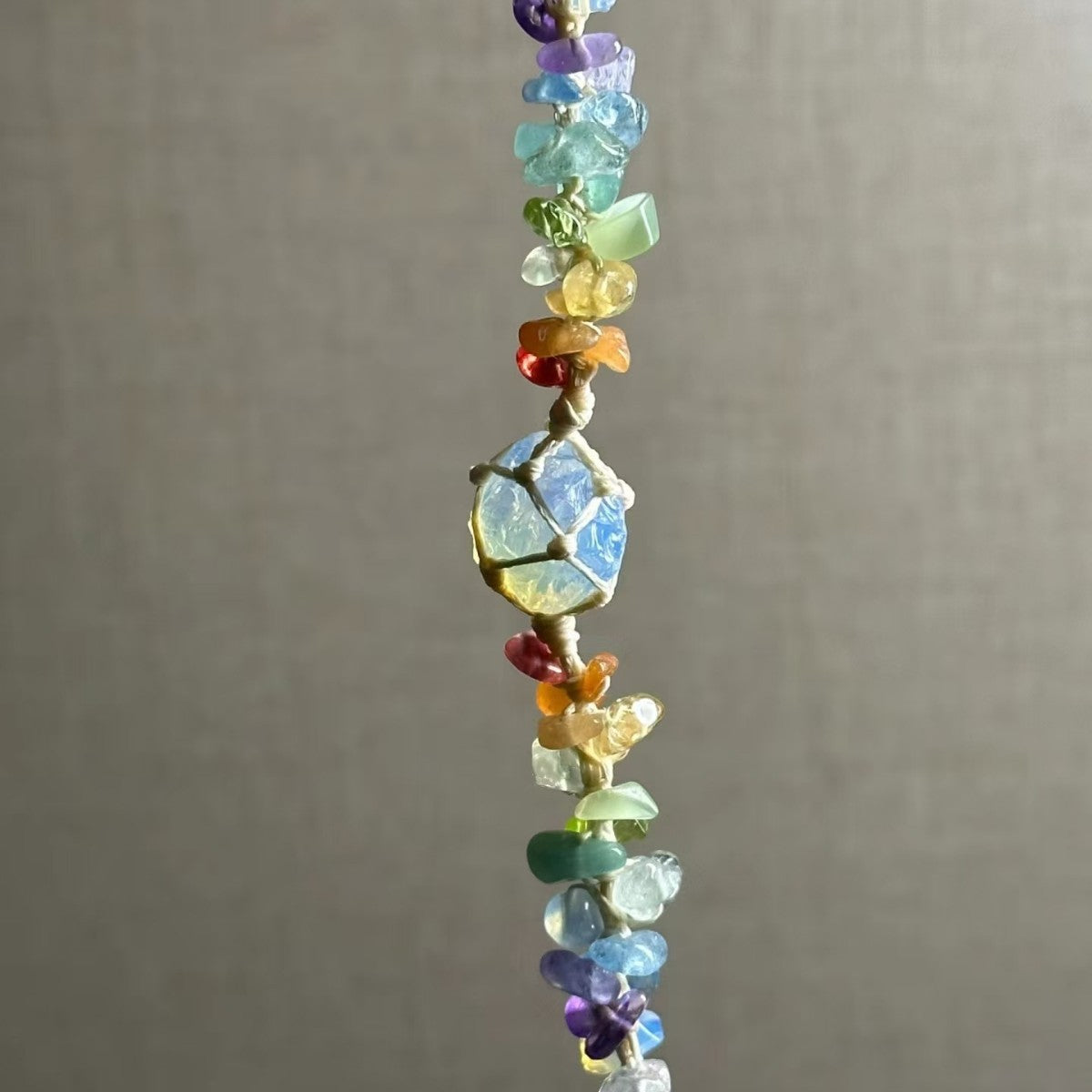 Crystal opal original handmade adjustable bracelet colorful gravel bracelet