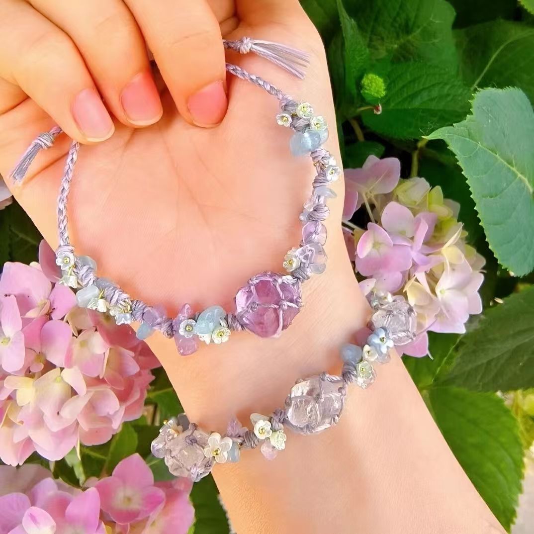 Original new handmade braided crystal bracelet